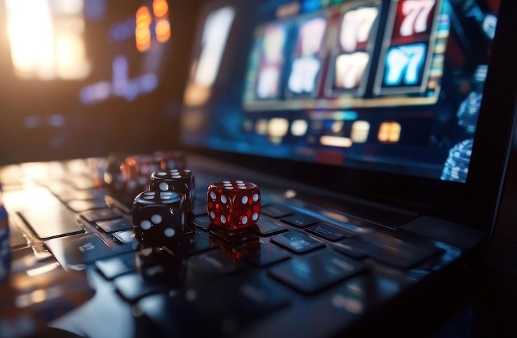 Live dealer studio with professional croupier at baccarat table